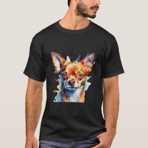 Chihuahua Rescue Offers Love With Kaleidoscope Col T-Shirt