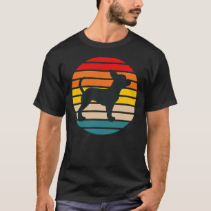 Chihuahua Retro Sunset T-Shirt