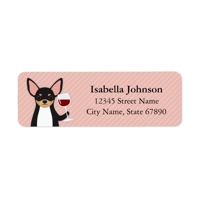 Chihuahua Return Address Label (Front)