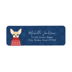 Chihuahua Return Address Labels