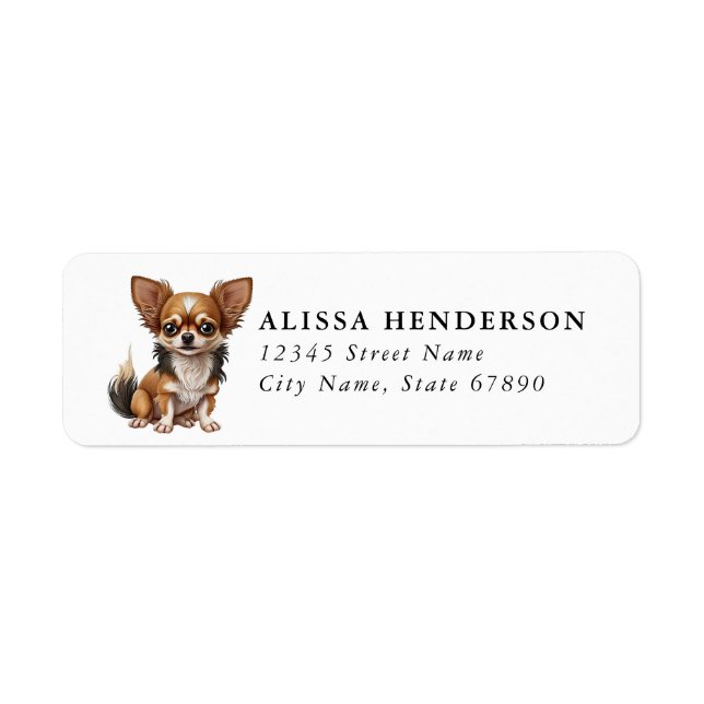 Chihuahua Return Address Labels (Front)