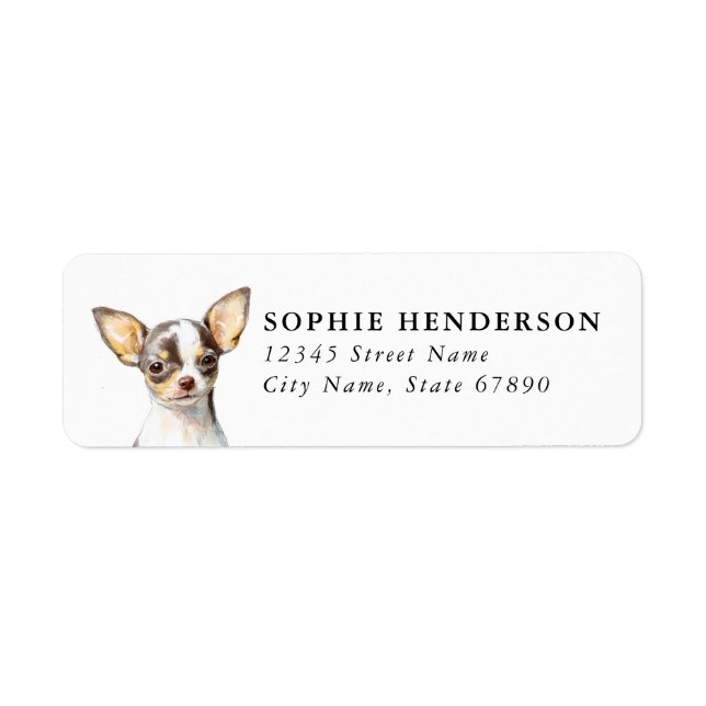 Chihuahua Return Address Labels (Front)