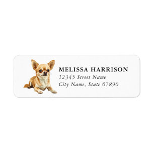 Chihuahua Return Address Labels