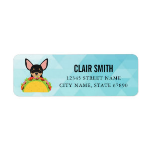 Chihuahua Return Address Labels