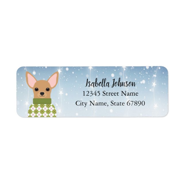 Chihuahua Return Address Labels (Front)