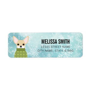 Chihuahua Return Address Labels