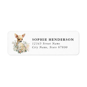 Chihuahua Return Address Labels