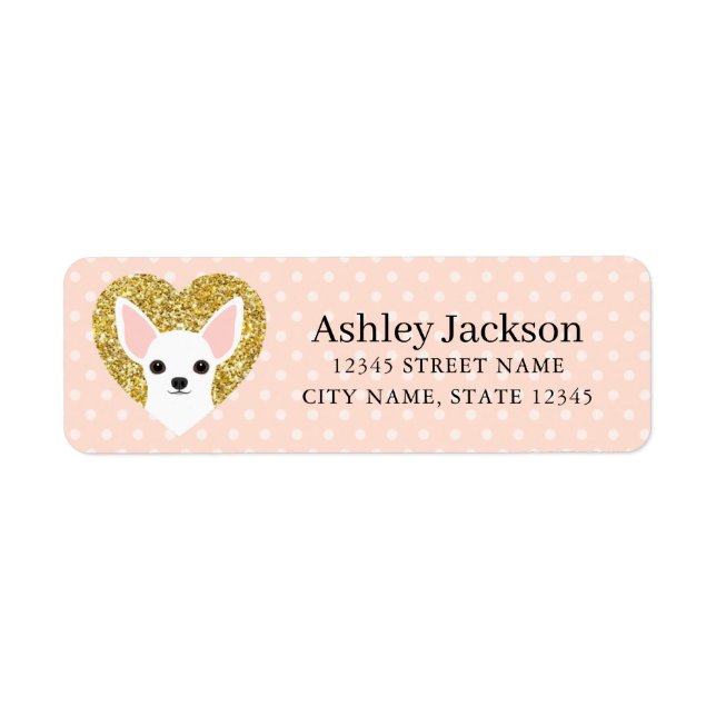 Chihuahua Return Address Labels (Front)