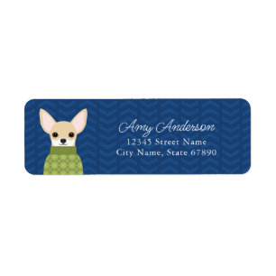 Chihuahua Return Address Labels