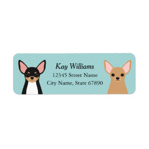 Chihuahua Return Address Labels