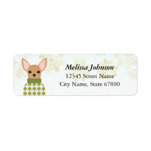Chihuahua Return Address Labels