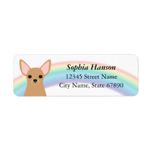 Chihuahua Return Address Labels