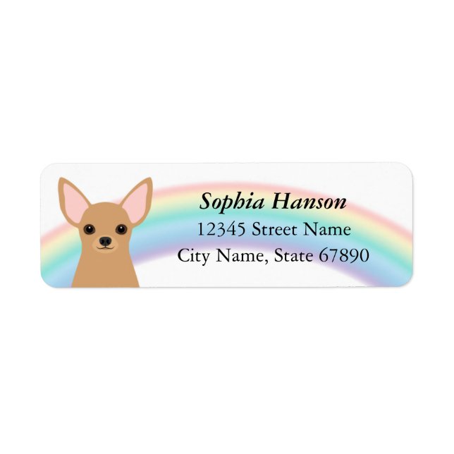Chihuahua Return Address Labels (Front)