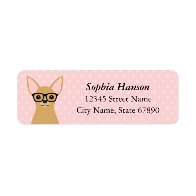 Chihuahua Return Address Labels (Front)
