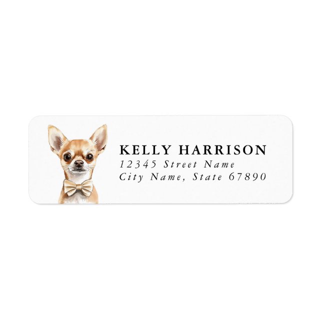 Chihuahua Return Address Labels (Front)