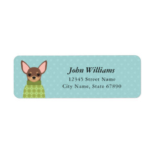 Chihuahua Return Address Labels