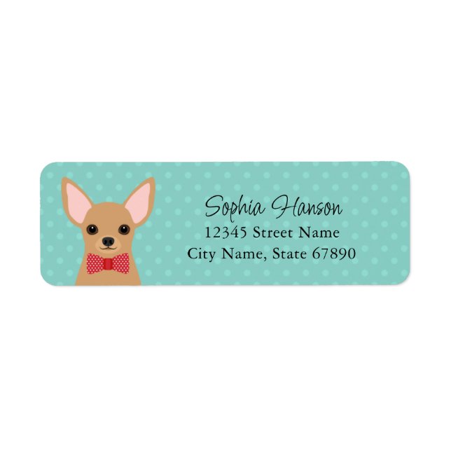 Chihuahua Return Address Labels (Front)