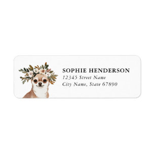 Chihuahua Return Address Labels