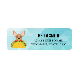 Chihuahua Return Address Labels