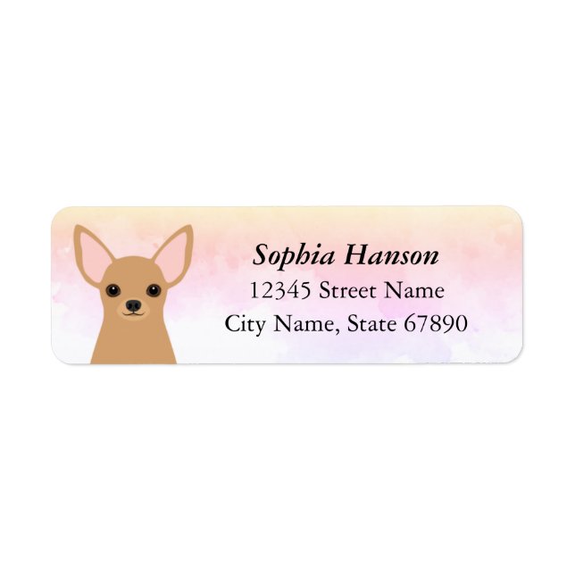 Chihuahua Return Address Labels (Front)