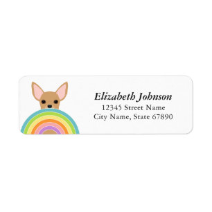 Chihuahua Return Address Labels