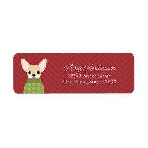Chihuahua Return Address Labels