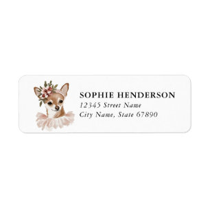 Chihuahua Return Address Labels