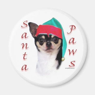 Chihuahua Santa Paws Magnet
