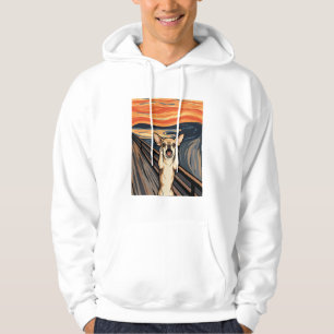 Chihuahua Scream Expressionist Dog Art_1 Hoodie