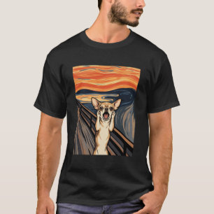 Chihuahua Scream Expressionist Dog Art_1 T-Shirt