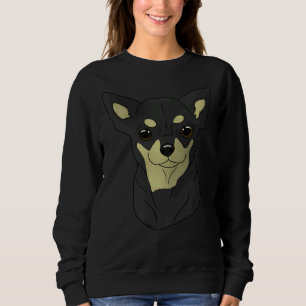 Chihuahua Sh Black And Tan Sweatshirt