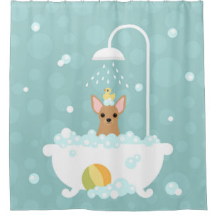 Chihuahua Shower Curtain