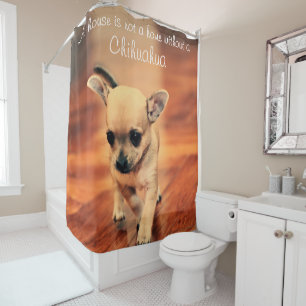 Chihuahua Shower Curtain Add Photo
