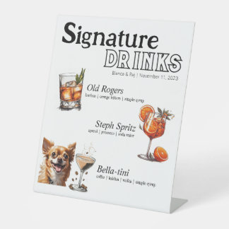 Chihuahua Signature Cocktail Sign