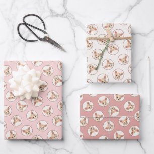 Chihuahua Smooth Coat Painting Original Dog Art Wrapping Paper Sheet