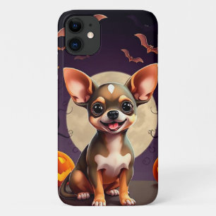 Chihuahua Spooky Cute Puppy Magic 🎃🐶 Autumn iPhone 11 Case