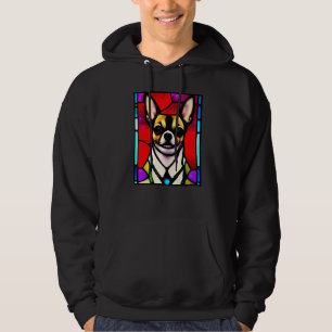 Chihuahua - Stained Glass Pop Art Premium_2 Hoodie