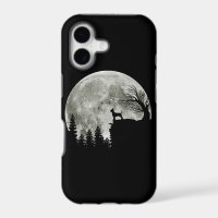 Chihuahua Standing On Mountain Moonlight Halloween