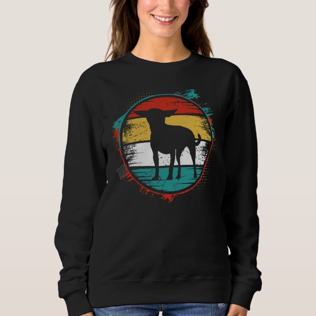 Chihuahua Sunset Dog Sweatshirt (Front)