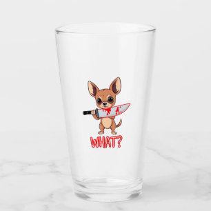 Chihuahua Sweet Little Pup Glass