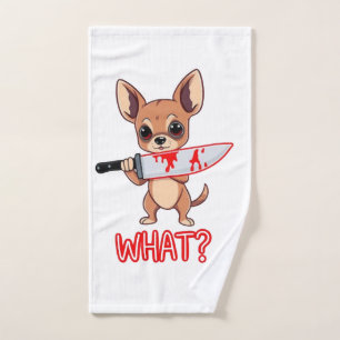 Chihuahua Sweet Little Pup Hand Towel