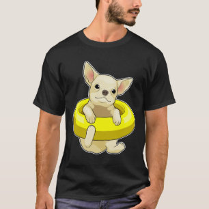 Chihuahua Swimming Lifebuoy T-Shirt