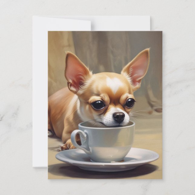 Chihuahua Thank You Card (Front)