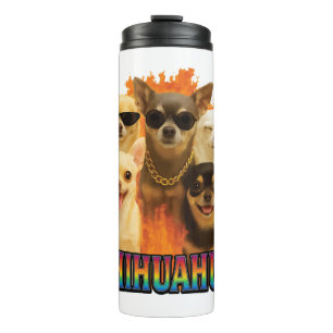 Chihuahua thermal tumbler
