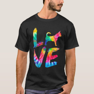 Chihuahua Tie Dye Love Dog Mum Dad T-Shirt