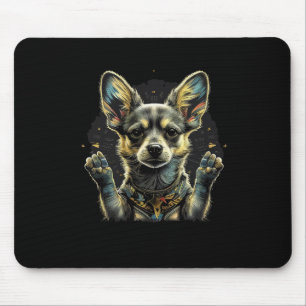 Chihuahua Ukraine Peace And Love Flag Help Dog Sup Mouse Pad