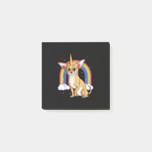 chihuahua unicorn girls space galaxy rainbow do post-it notes