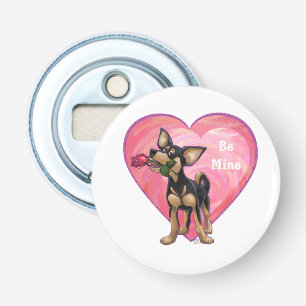 Chihuahua Valentine's Day Bottle Opener