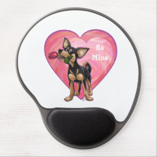Chihuahua Valentine's Day Gel Mouse Pad