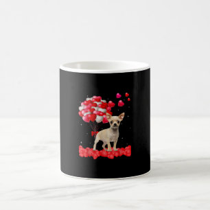 chihuahua valentines day out heart dog lover coffee mug